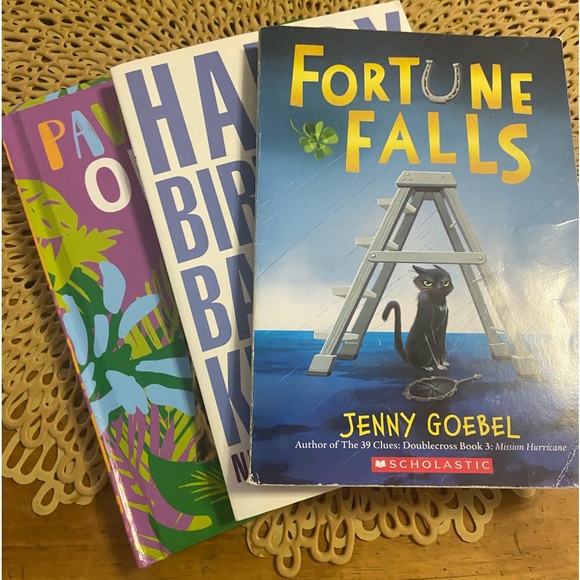 Kids cat theme books lot 3 pieces bundle Journal 2 books youth reading - Picture 1 of 6